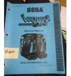 VIRTUA ON CYBERTROOPERS Arcade Machine Game SERVICE MANUAL #600 for sale 