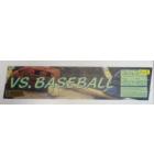 VS. BASEBALL Arcade Machine Game Overhead Header GLASS for sale #G31 by NINTENDO 