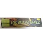 VS. BASEBALL Arcade Machine Game Overhead Header GLASS for sale #G37 by NINTENDO