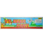 VS. DUCK HUNT Arcade Machine Game Overhead Header PLEXIGLASS for sale #W53  