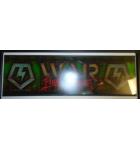 WAR FINAL ASSAULT Arcade Machine Game Overhead Header GLASS for sale #B76 by ATARI  