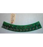 ICE WHEEL OF FORTUNE Redemption Arcade BANANA LIGHT RING Board #1410 