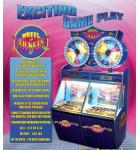 WHEEL OF TICKETS Pusher Arcade Machine Game  