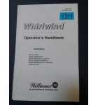 WHIRLWIND Pinball OPERATORS HANDBOOK #1317 for sale