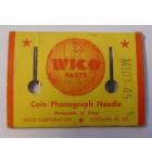 WICO PARTS JUKEBOX COIN MACHINE NEEDLE STYLUS #M103-45 for EARLY JUKEBOX MODELS - 2 PACK for sale  