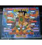 WILLIAMS ALLEY CATS Arcade Machine Game Plexiglass Marquee Graphic Artwork #5539 for sale