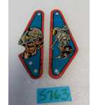 WILLIAMS JUDGE DREDD Pinball Machine Game Slingshot Plastic Set #31-1788 (5763)