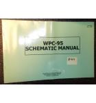 WILLIAMS Pinball Machine Game WPC-95 SCHEMATIC MANUAL #464 for sale 