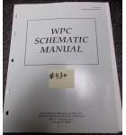 WPC Pinball Machine Game Schematic Manual #430 for sale - WILLIAMS  