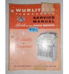 WURLITZER SERIES 2500 MODELS Jukebox SERVICE MANUAL #915 for sale  