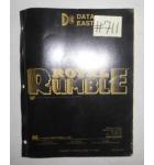 WWF ROYAL RUMBLE Pinball Machine Game manual #711 for sale  
