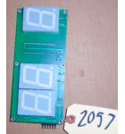 Wonder Wheel Redemption Arcade Machine Game PCB Printed Circuit DISPLAY Board #2057 for sale 