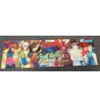 X-MEN vs. STREET FIGHTER Arcade Machine Game Overhead Header PLEXIGLASS for sale #5456 