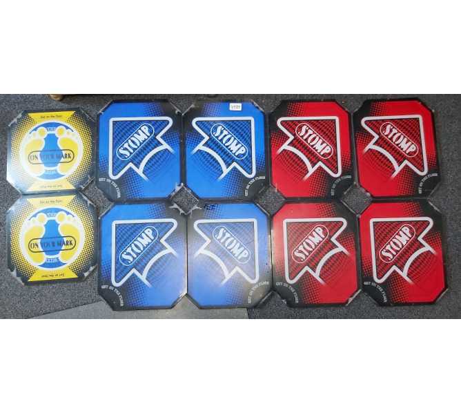 ANDAMIRO PUMP IT UP Arcade Game Replacement DANCE PAD PANEL Set, OLD STYLE #9887