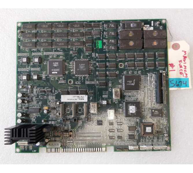 ATARI MAXIMUM FORCE Arcade Machine Game PCB Printed Circuit Board #1 (5674) for sale  