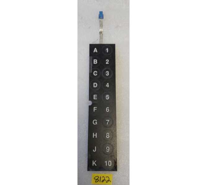 AUTOMATIC PRODUCTS 111 / 112 / 113 Keypad Selection Touch Pad Membrane #D660366 (8122) 