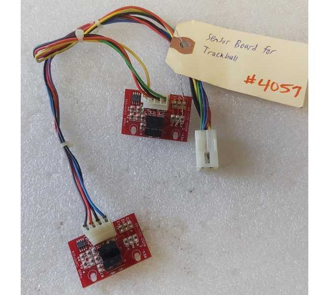 Arcade Game TRACKBALL SENSOR Boards w WIRING #4057 