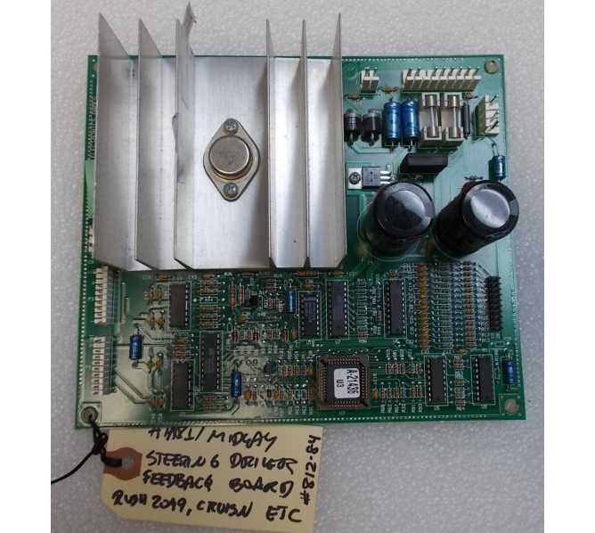 Atari Midway Arcade Game Steering Driver Feedback Board #572-15096-03 (812-84)  