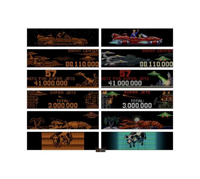 Attack From Mars Remake HD High Definition Color ROM Upgrade for Chicago Gaming Company Pinball Machine  