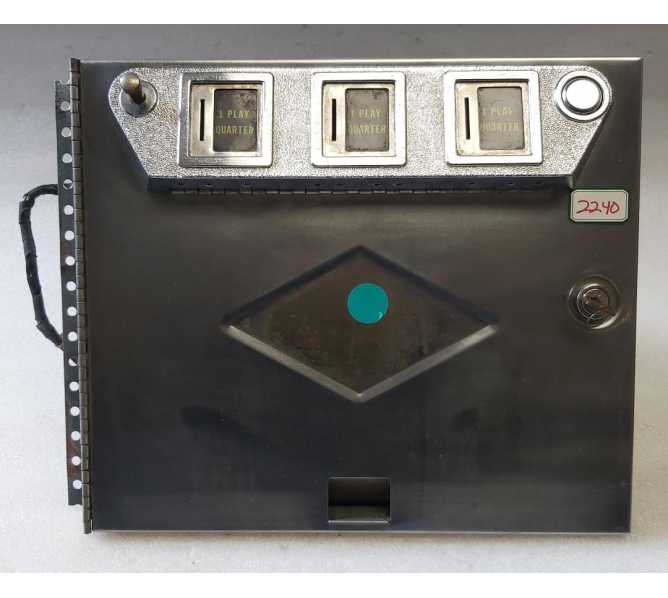 BALLY Pinball Machine COIN DOOR w KEY Assembly (2240)