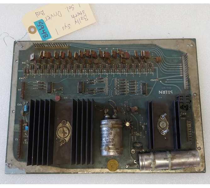 BALLY / STERN SYSTEM 1 Pinball SOLENOID DRIVER Board #5948 