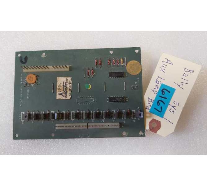 BALLY SYSTEM 1 Pinball AUXILIARY LAMP Board #6167