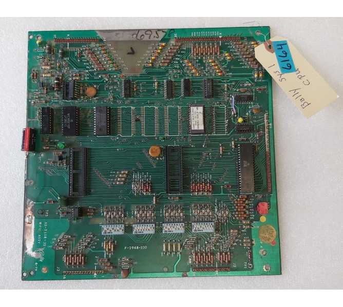 BALLY SYSTEM 1 Pinball CPU Board #6164  