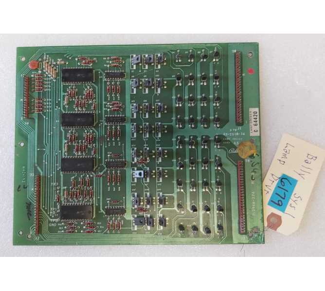 BALLY SYSTEM 1 Pinball LAMP DRIVER Board #6179