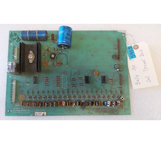 BALLY SYSTEM 1 Pinball SOLENOID DRIVER Board #5953