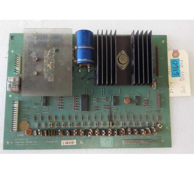 BALLY SYSTEM 1 Pinball SOLENOID DRIVER Board #6160  