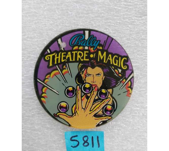 BALLY Theatre of Magic Pinball Machine Game Promotional Plastic #5811 