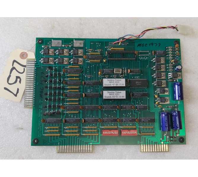 BAYTEK GOIN ROLLIN, SMOKIN TOKEN, Etc. Arcade Game Board #2257