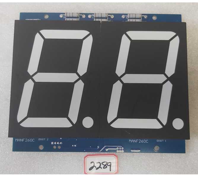 BENCHMARK MONSTER DROP Redemption Game UPPER DISPLAY Board #BA2DD-010-C (2289) 