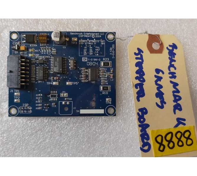 BENCHMARK Redemption Game STEPPER Board #SSC-010-C Rev C (8888) 