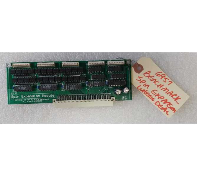 BENCHMARK WHEEL DEAL Redemption Arcade Machine Game PCB Printed Circuit SPIN EXPANSION MODULE Board #6957 