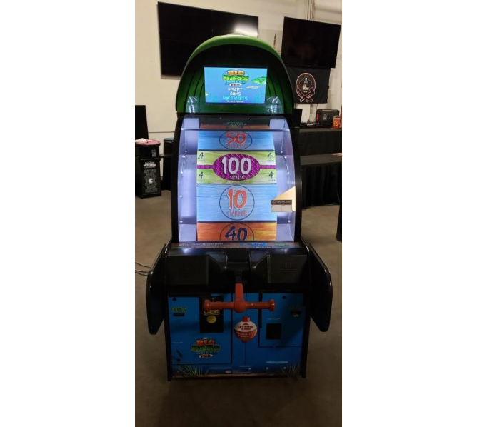 BIG BASS WHEEL PRO DELUXE Ticket Redemption Arcade Game for sale by BAY TEK