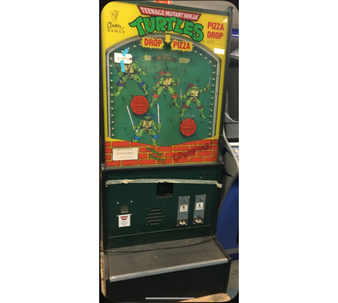 CAPCOM Teenage Mutant Ninja Turtles Pizza Drop Ticket Redemption Arcade Game for sale