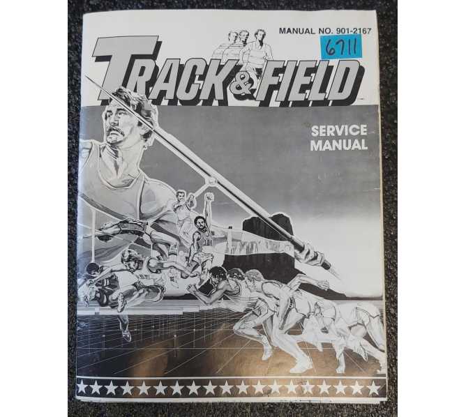 CENTURI TRACK & FIELD Arcade Game SERVICE MANUAL #6711