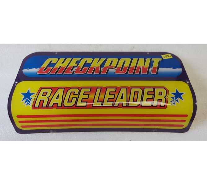 CHECKPOINT Arcade Game RACE LEADER PLASTIC #8634