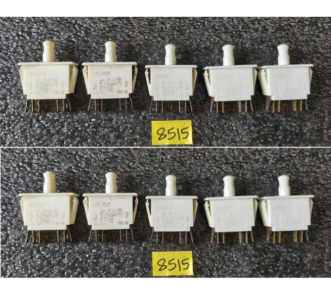 CHERRY E79 SWITCH, PUSHBUTTON - 10A, 250V; Contact Configuration - Lot of 10 - NOS - FREE SHIPPINGCHERRY E79 SWITCH, PUSHBUTTON - 10A, 250V; Contact Configuration 