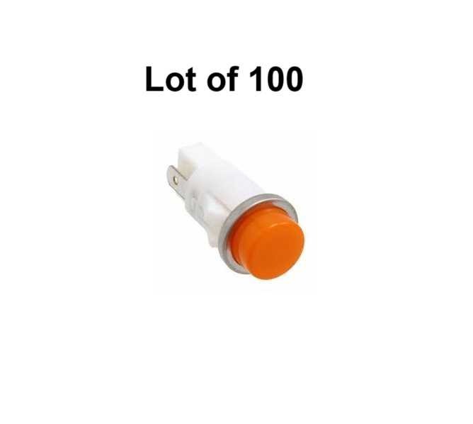 CML SERIES NON-RELAMPABLE NEON - INCANDESCENT Indicator Pilot Light - AMBER 12V #1090QC3 (5453) 