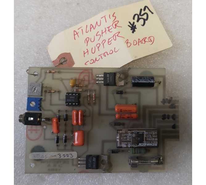 COASTAL AMUSEMENTS Atlantis Coin Pusher Arcade Game Hopper Control Board #B867001-1 (357) 