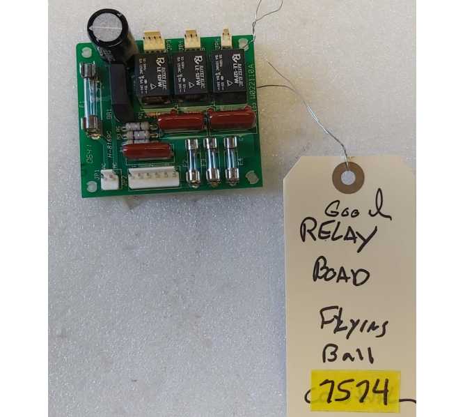 COASTAL AMUSEMENTS FLY BALL Ticket Redemption Arcade Game RELAY Board #7574 