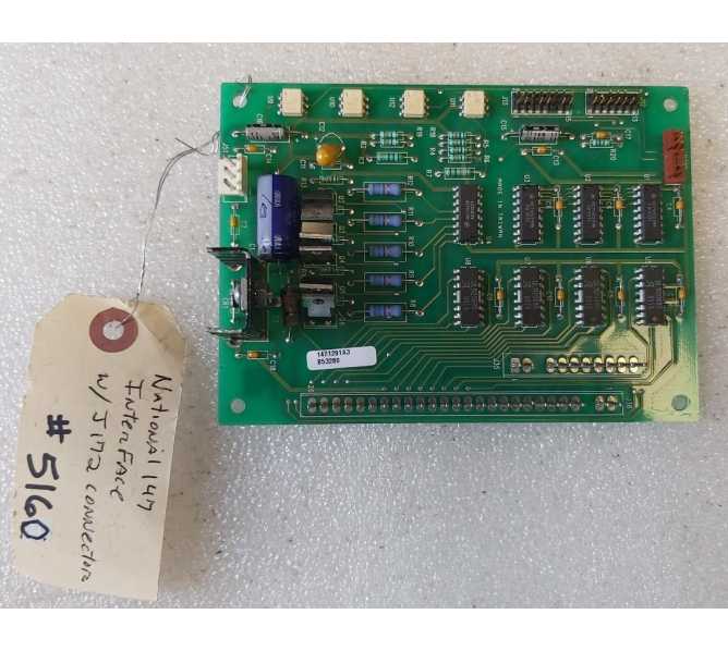 CRANE NATIONAL 147 SNACK Machine MAIN CONTROL Board w/ J172 connector #1471291A3 (5160)