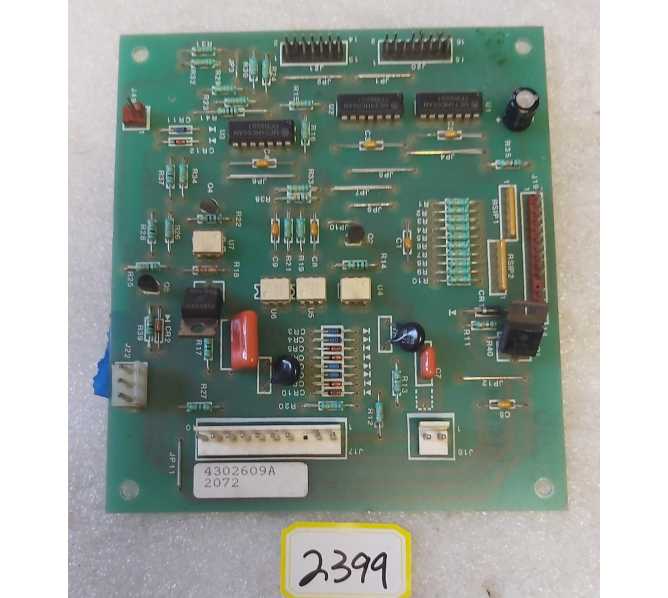CRANE NATIONAL 430 Cold Food Vending Machine INTERFACE Board #4302609A (2399)