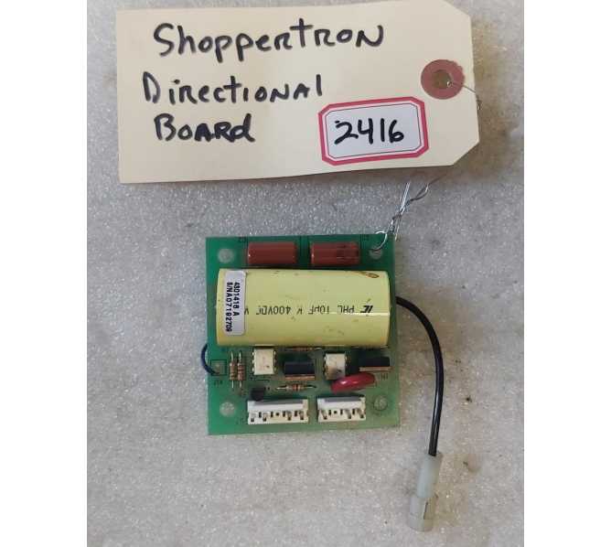 CRANE NATIONAL SHOPPERTRON Vending Machine DIRECTIONAL Board (2416) 