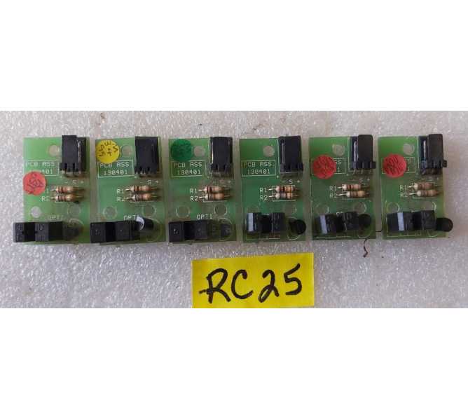 CROMPTON'S Coin Pusher Arcade Game SHELF OPTO SENSORS #130401 (RC25) 