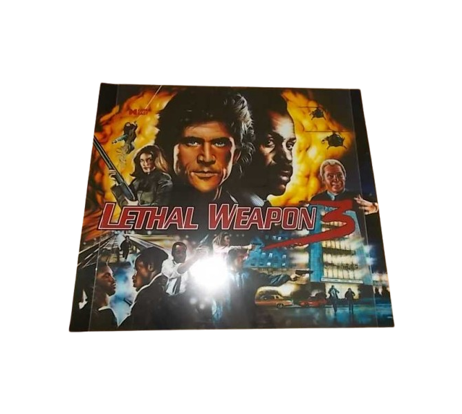DATA EAST LETHAL WEAPON 3 Pinball Machine Translite (0128)