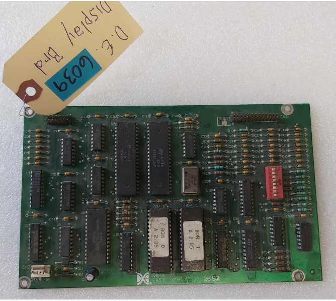 DATA EAST Pinball DISPLAY Board #6039  