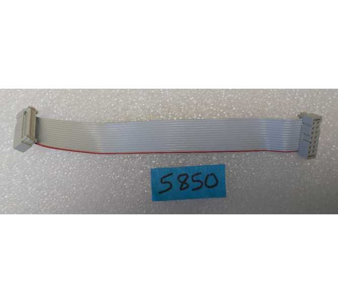 DATA EAST SEGA Ribbon Cable - 14-pin 6.5-inch 2-connector #602-5005-14 (5850) for sale